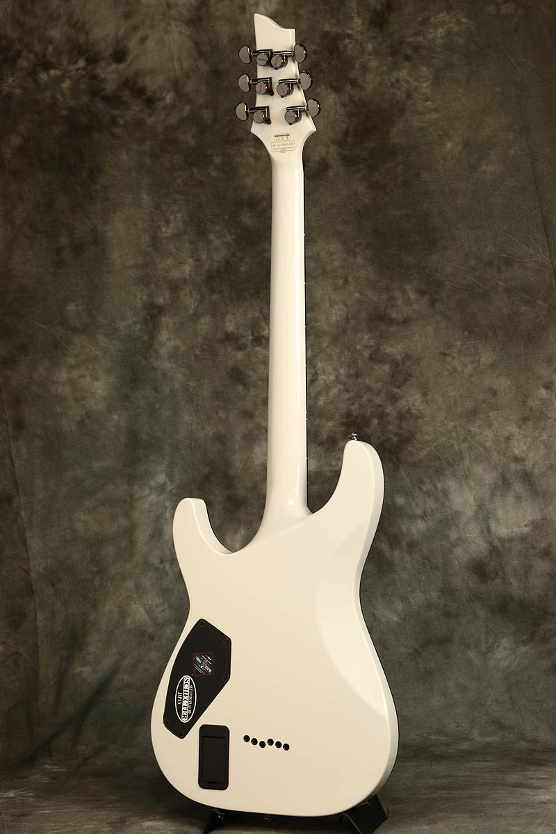ギター SCHECTER HELLRAISER C-1 WHT Schecter Hellraiser C-1 Electric Guitar, Gloss White at